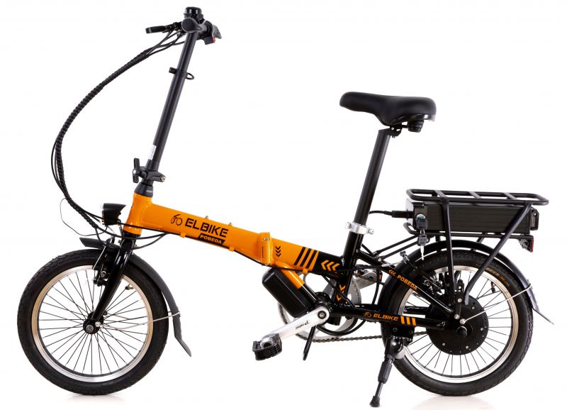 Электровелосипед Elbike Pobeda 250W (Черно-оранжевый) Электровелосипед Elbike Pobeda 250W (Черно-оранжевый)