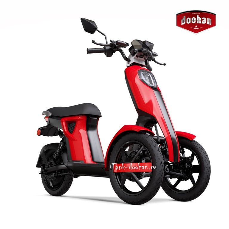 Электрический скутер Doohan iTango Classic 1000W Красный Электрический скутер Doohan iTango Classic 1000W Красный