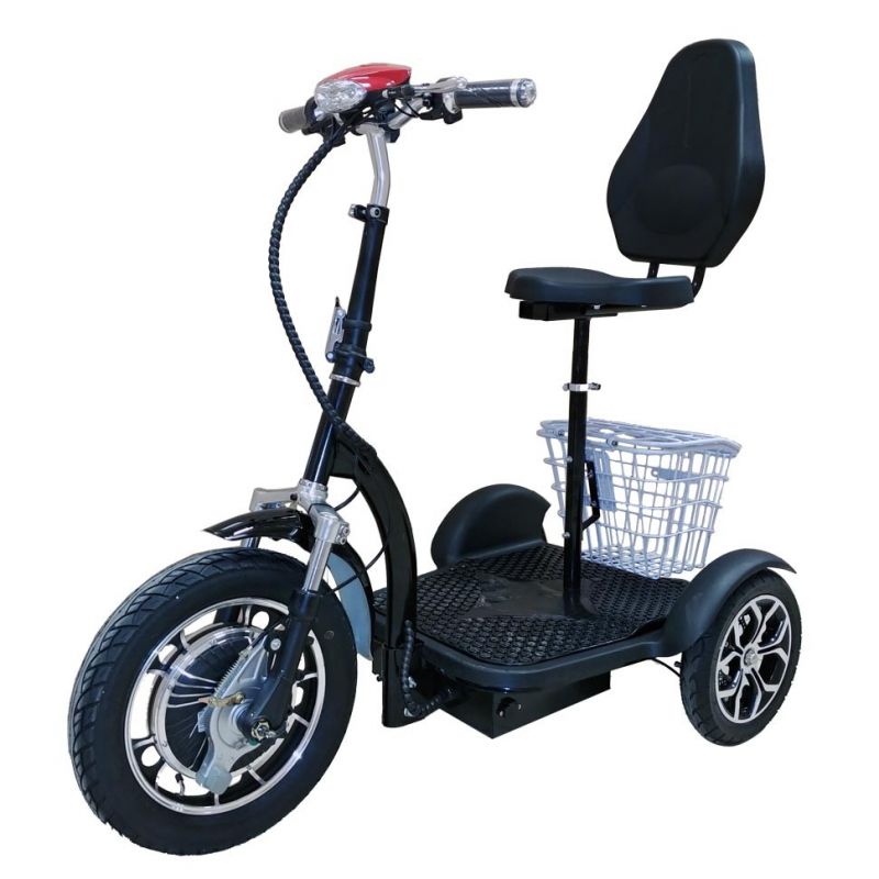 Электросамокат трицикл Zappy Lux Comfort PRO со спинкой и задним ходом Электросамокат трицикл Zappy Lux Comfort PRO со спинкой и задним ходом