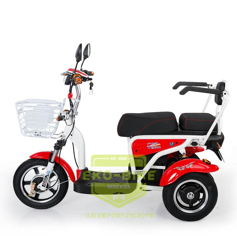 E-toro Double Pony 800W - Электроскутер трехколесный (электротрицикл) E-toro Double Pony 800W - Электроскутер трехколесный (электротрицикл)