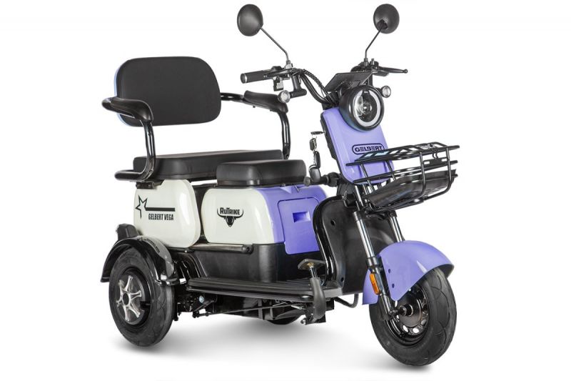 Электротрицикл Gelbert Vega 48V/60V 600Вт Электротрицикл Gelbert Vega 48V/60V 600Вт